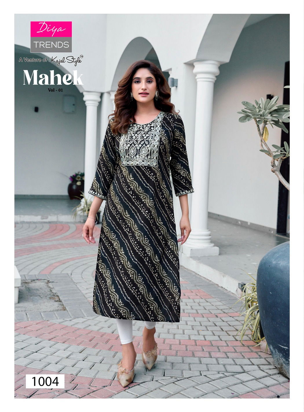 Mahek Vol 1 By Diya Trends Rayon Printed Kurti Wholesalers In Delhi